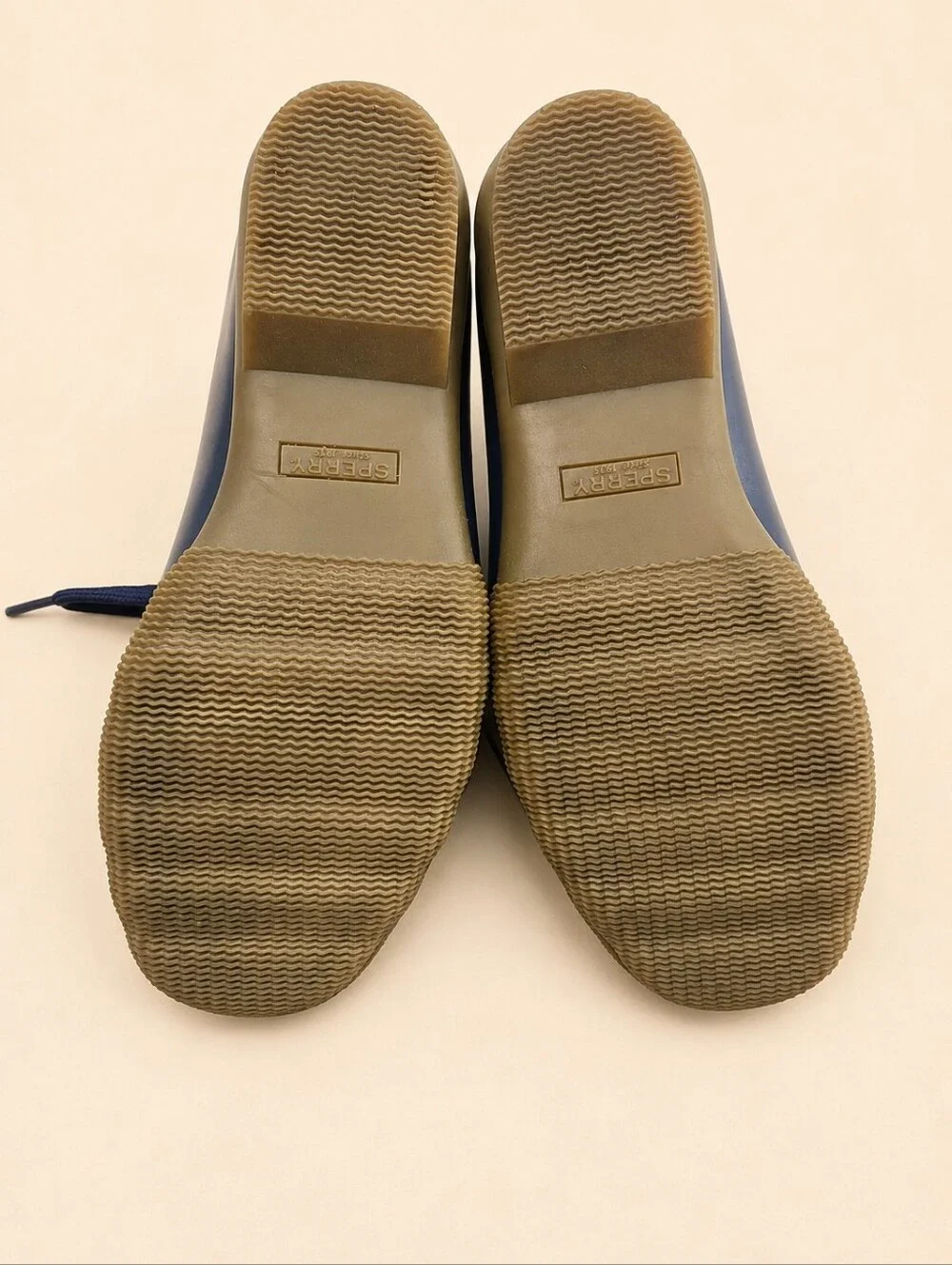 Sperry Top Sider Duck Rain Boots Irridescent Blue 7.5